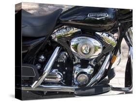 Harley Davidson Motorcycle, Key West, Florida, USA-R H Productions-Stretched Canvas