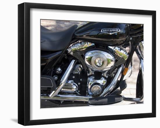 Harley Davidson Motorcycle, Key West, Florida, USA-R H Productions-Framed Photographic Print