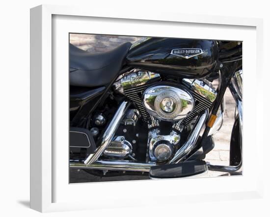 Harley Davidson Motorcycle, Key West, Florida, USA-R H Productions-Framed Photographic Print