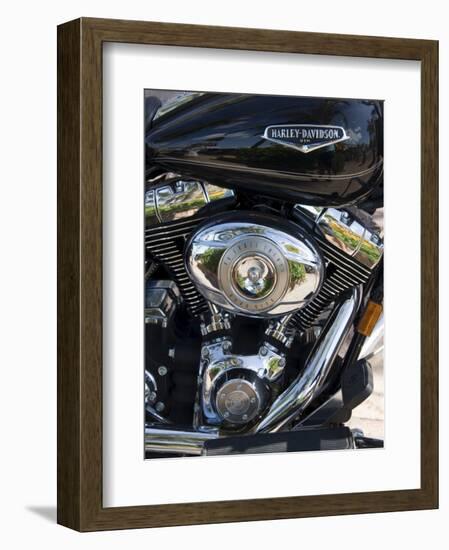 Harley Davidson Motorcycle, Key West, Florida, USA-R H Productions-Framed Photographic Print