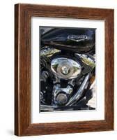 Harley Davidson Motorcycle, Key West, Florida, USA-R H Productions-Framed Photographic Print