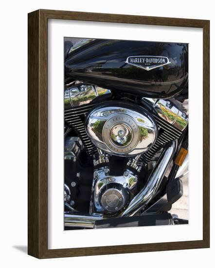 Harley Davidson Motorcycle, Key West, Florida, USA-R H Productions-Framed Photographic Print