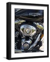 Harley Davidson Motorcycle, Key West, Florida, USA-R H Productions-Framed Photographic Print