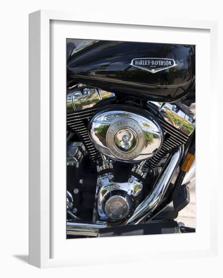 Harley Davidson Motorcycle, Key West, Florida, USA-R H Productions-Framed Photographic Print