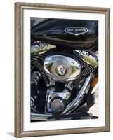 Harley Davidson Motorcycle, Key West, Florida, USA-R H Productions-Framed Photographic Print