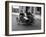 Harley Davidson Motorcycle Photograph - Seattle, WA-Lantern Press-Framed Art Print