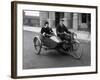 Harley Davidson Motorcycle Photograph - Seattle, WA-Lantern Press-Framed Art Print