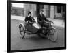 Harley Davidson Motorcycle Photograph - Seattle, WA-Lantern Press-Framed Art Print