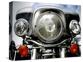 Harley Davidson Motorcycle-null-Stretched Canvas