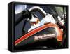 Harley Davidson Motorcycle-null-Framed Stretched Canvas