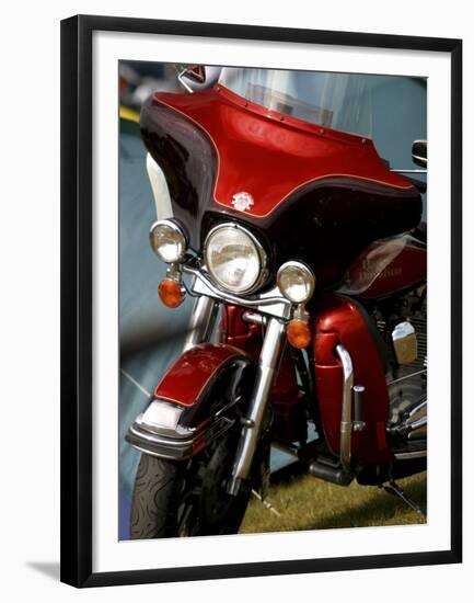 Harley Davidson Motorcycle-null-Framed Premium Photographic Print