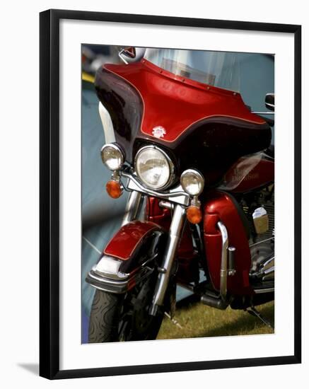 Harley Davidson Motorcycle-null-Framed Premium Photographic Print