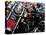 Harley Davidson Motorcycle-null-Stretched Canvas