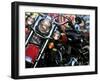 Harley Davidson Motorcycle-null-Framed Premium Photographic Print