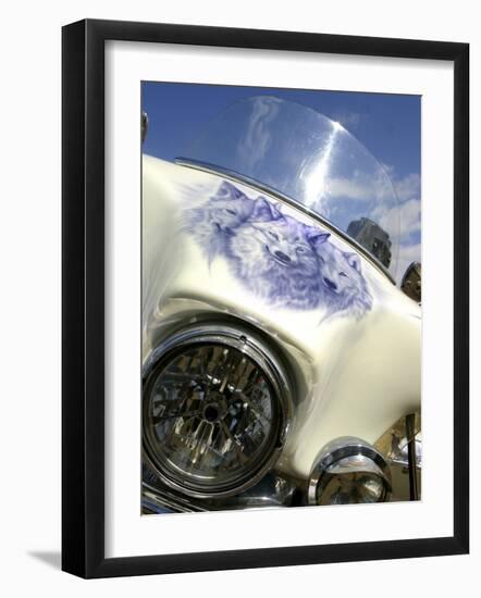 Harley Davidson Motorcycle-null-Framed Photographic Print