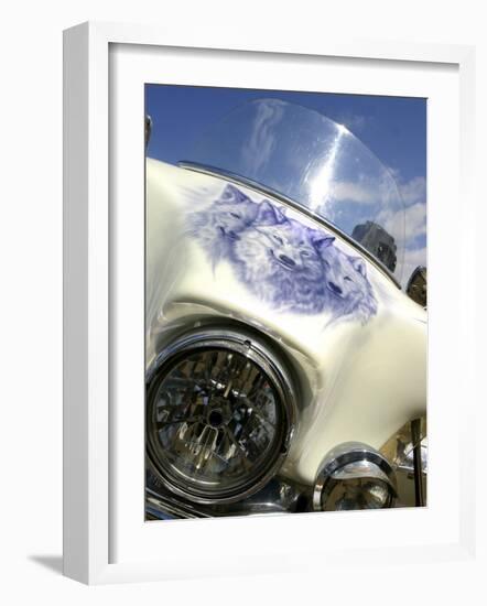 Harley Davidson Motorcycle-null-Framed Photographic Print