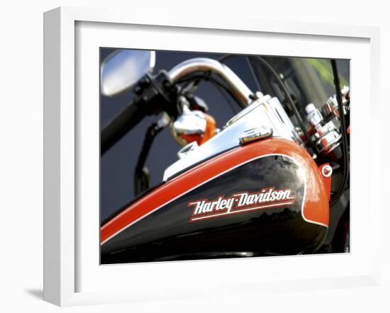 Harley Davidson Motorcycle-null-Framed Photographic Print