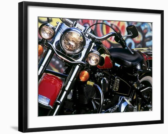 Harley Davidson Motorcycle-null-Framed Photographic Print