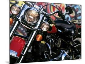 Harley Davidson Motorcycle-null-Mounted Photographic Print