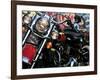 Harley Davidson Motorcycle-null-Framed Photographic Print