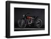 Harley Davidson OHV peashooter 1901-Simon Clay-Framed Photographic Print