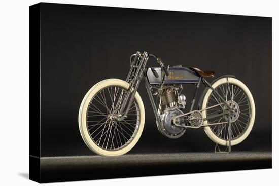 Harley Davidson Racer 1913-Simon Clay-Stretched Canvas