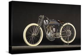 Harley Davidson Racer 1913-Simon Clay-Stretched Canvas