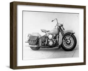 Harley-Davidson Racing Motorcycle-Loomis Dean-Framed Photographic Print