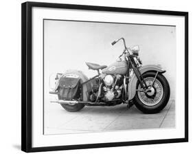 Harley-Davidson Racing Motorcycle-Loomis Dean-Framed Photographic Print