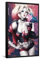 HARLEY QUINN - KISS-null-Framed Poster