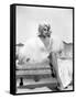 HARLOW, 1965 directed by GORDON DOUGLAS Carroll Baker (b/w photo)-null-Framed Stretched Canvas