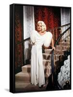 HARLOW, 1965 directed by GORDON DOUGLAS Carroll Baker (photo)-null-Framed Stretched Canvas