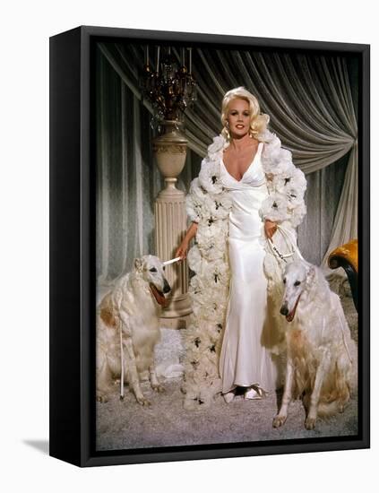 HARLOW, 1965 directed by GORDON DOUGLAS Carroll Baker (photo)-null-Framed Stretched Canvas