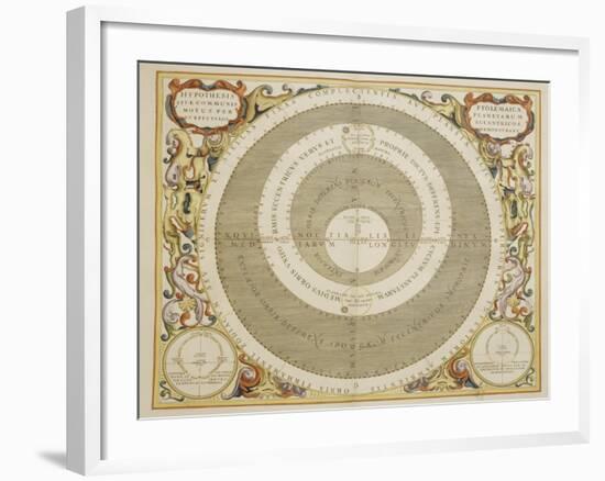 Harmonia Macrocosmica-Andreas Cellarius-Framed Giclee Print