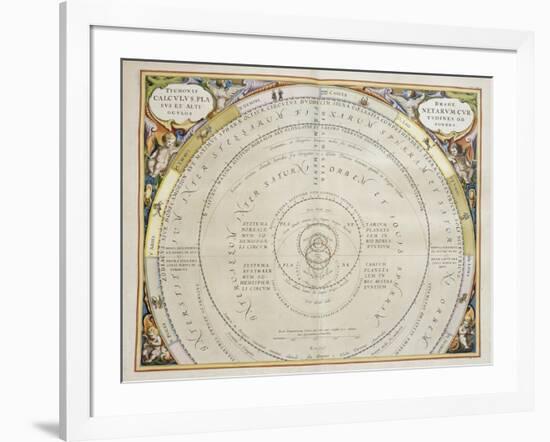 Harmonia Macrocosmica-Andreas Cellarius-Framed Giclee Print