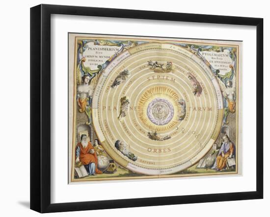 Harmonia Macrocosmica-Andreas Cellarius-Framed Giclee Print