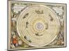 Harmonia Macrocosmica-Andreas Cellarius-Mounted Giclee Print