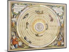 Harmonia Macrocosmica-Andreas Cellarius-Mounted Giclee Print