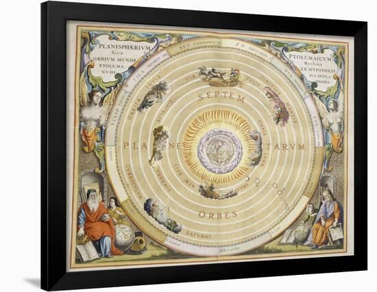 Harmonia Macrocosmica-Andreas Cellarius-Framed Premium Giclee Print