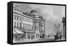 Harmonic Institution, Regent Street, from 'London and it's Environs in the Nineteenth Century'-Thomas Hosmer Shepherd-Framed Stretched Canvas