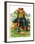 "Harmonica Players,"October 6, 1934-Eugene Iverd-Framed Giclee Print