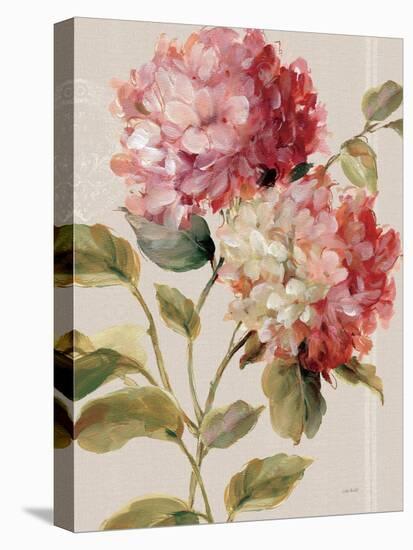 Harmonious Hydrangeas Linen-Lisa Audit-Stretched Canvas