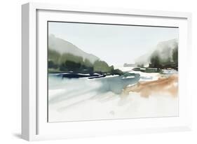 Harmonious Lake-Isabelle Z-Framed Art Print