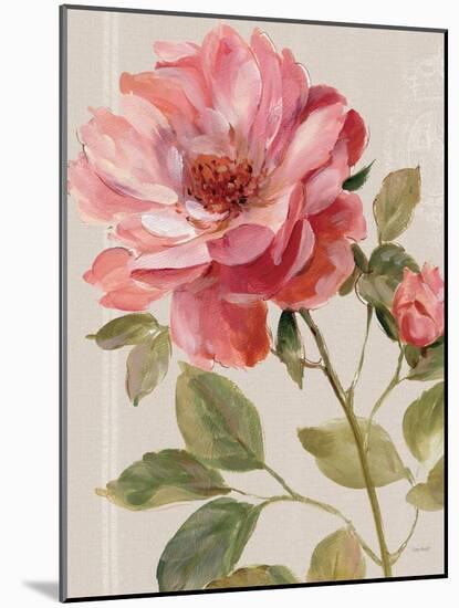 Harmonious Rose Linen-Lisa Audit-Mounted Art Print