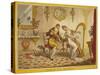 Harmony before Matrimony, 1805-James Gillray-Stretched Canvas