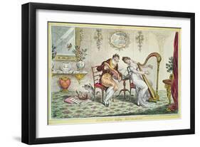 Harmony before Matrimony, 1805-James Gillray-Framed Giclee Print