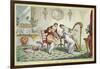 Harmony before Matrimony, 1805-James Gillray-Framed Giclee Print