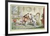 Harmony before Matrimony, 1805-James Gillray-Framed Giclee Print