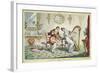 Harmony before Matrimony, 1805-James Gillray-Framed Giclee Print