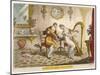 Harmony before Matrimony', Published 1805 (Coloured Engraving)-James Gillray-Mounted Giclee Print